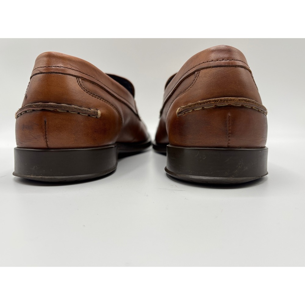 Cole Haan Grand.OS Men's 10 M Brown Leather Penny Loafers Dress Casual Shoes - Picture 12 of 16
